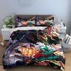 Anime Hero Bedding Set with Lightning Design Bedding set (1 duvet cover, 2 pillowcases, duvet not included)