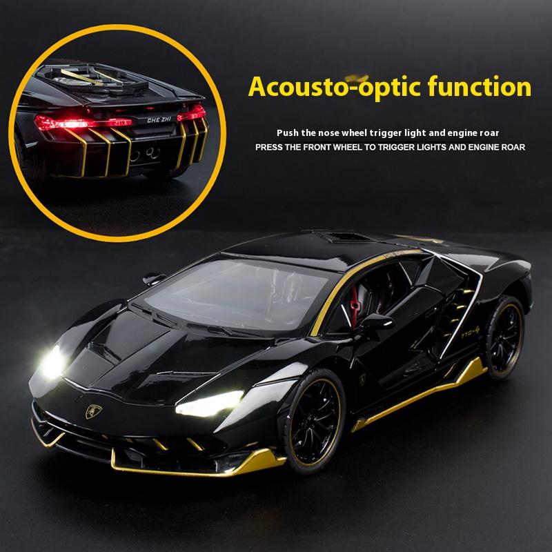 1/24 Lamborghini LP770-4 Supermuskuløs Sportsbil Legeringsmetall Støpt Bilmodell Samling av Hobby Dekorative Ornamenter Gave