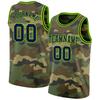 Canotta Basket Mimetica Personalizzata con Nome Uomo Bambini Estate 2025 Gilet Sportivo Magliette a Rete Senza Maniche Squadra Basket Camouflage