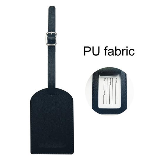 Gepäckanhänger Feine Nähte mit Klappenabdeckung Leicht zu erkennen Tragbar Verstellbar Datenschutz Kratzfestes Kunstleder Koffer