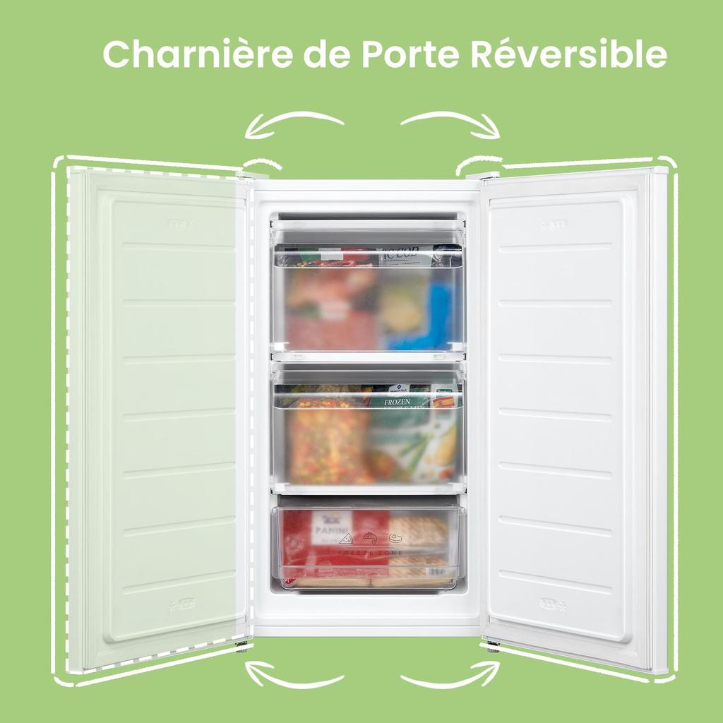 COMFEE' RCU60WH2(E) 60L Mini Congélateur