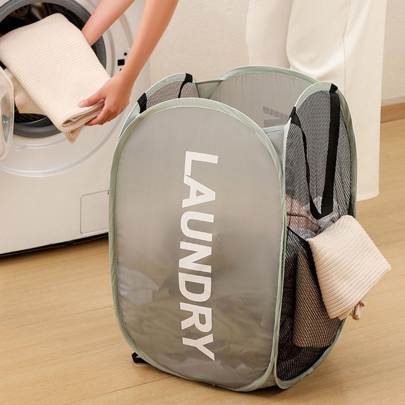 Extra Large Foldable Laundry Hamper Basket - Thickened Wear-resistant Storage Organizer for Bathroom, Dormitory, Closet,Portable