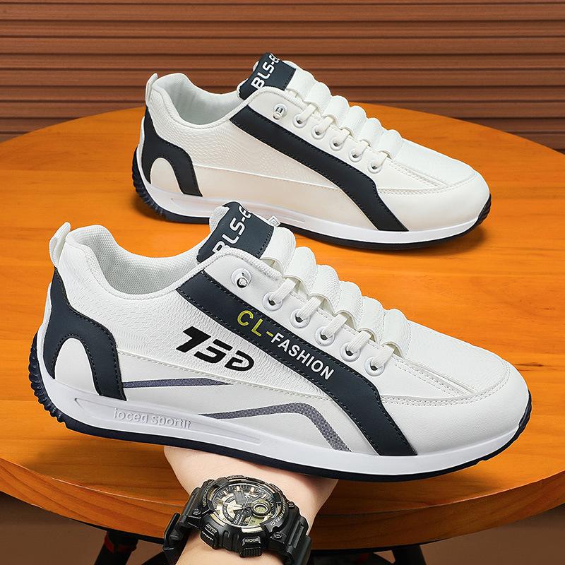 

Мужские туфли Forrest Gump осенние универсальные повседневные белые туфли мужская мода спортивные беговые дезодорирующие на мягкой подошве папины туфли трендовые туфли 39 белый