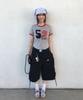 AMES-WORLDWIDE A Numbering Linetape Dot Tee Gray