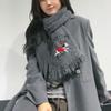 Women's High-End Knit Christmas Scarf – Thick, Warm, and Versatile for Autumn and Winter