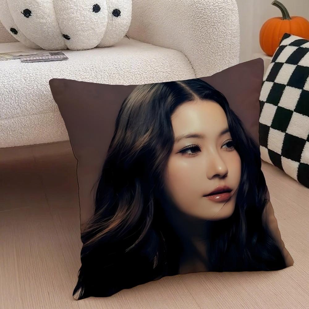 Thai Fashion NNamtan Tipnaree WWeerawatnodom Cushion Cover Throw Pillow Cover Hidden Button Durable Polyester Chair Cushion