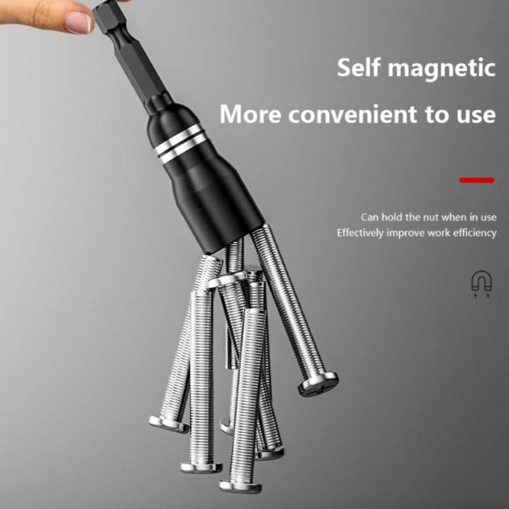 8mm Size Magnetic Nut Screwdriver Magnetic Design High-quality Materials Socket Bit Length Hex Socket Hexagonal Socket