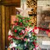 Star For Christmas Tree Top Glitter Star Decoration Topper Star Treetop Ornaments Holiday Decoration For Christmas Tree Ornament
