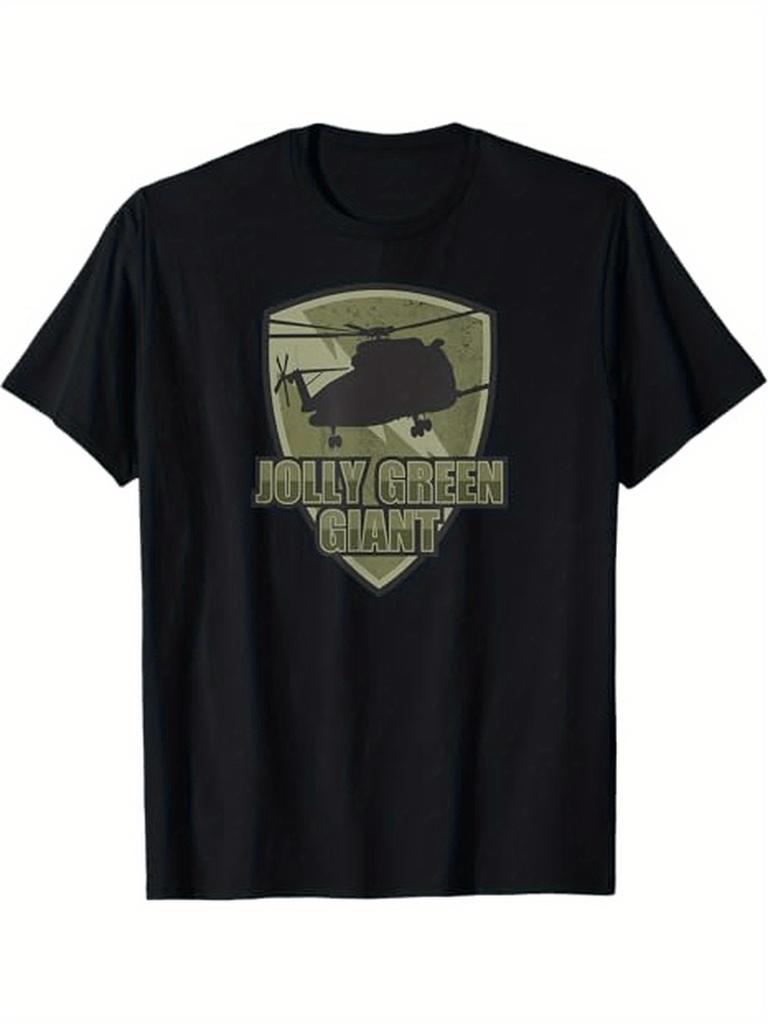 HH-3E Jolly Green Giant Vietnam T-Shirt 100% Cotton O-Neck Short Sleeve Summer Casual Mens T-shirt Streetwear