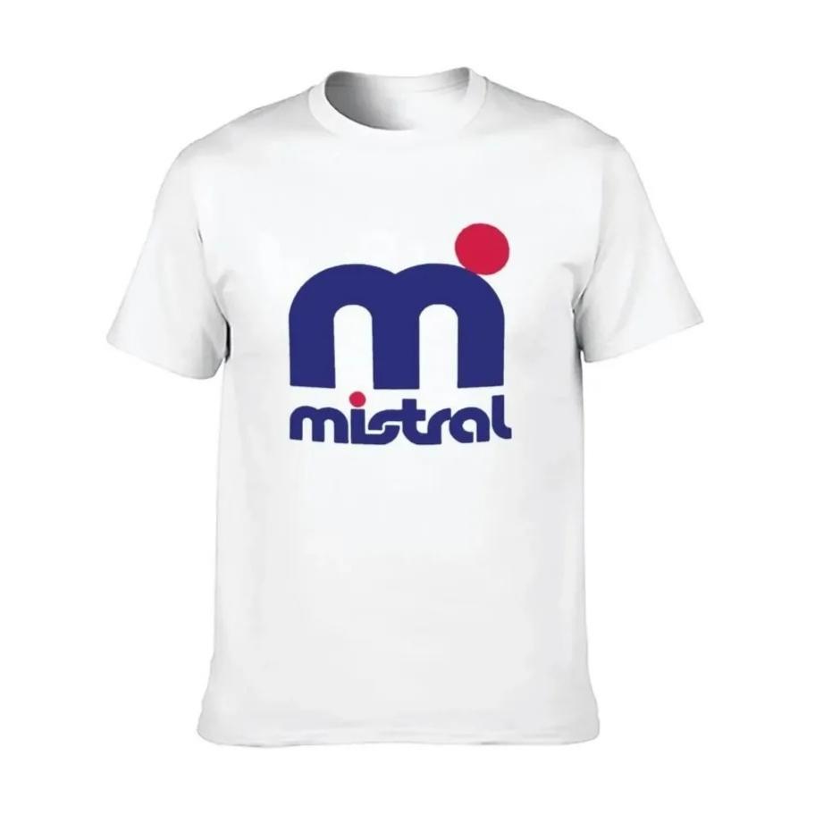 Unisex Unisex Mistral Surfing T-shirt Zomer Katoenen T-shirt Oversized Zwart Korte Mouw T-shirt Merk Print T-shirt Top Kleding Man