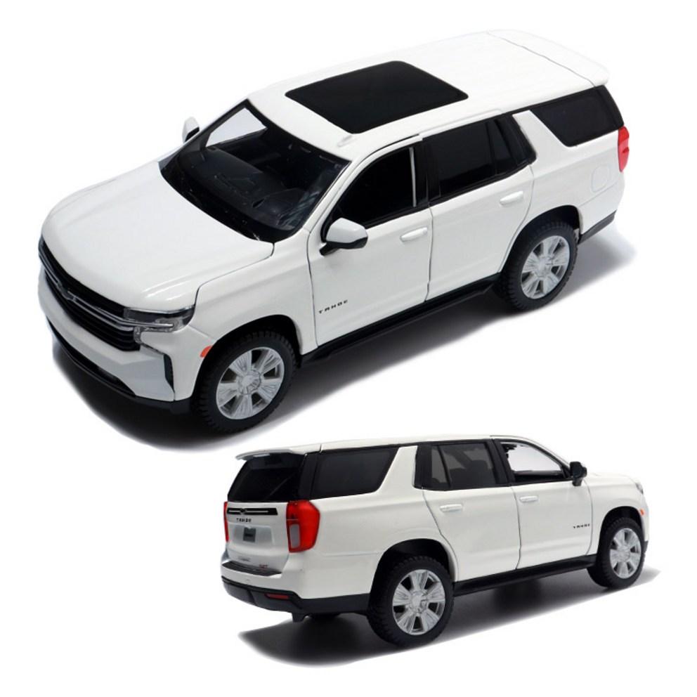 Maisto 1:26 2021 Chevrolet Tahoe SUV Diecast Car Model, White