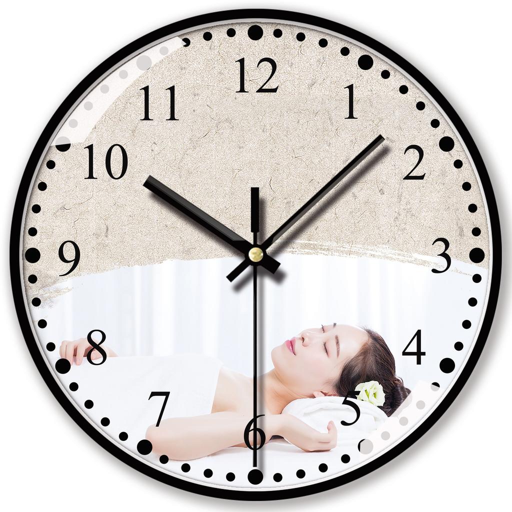 10 Inch 25cm Wall Clock for Home Health Club, Stylish and Stylish Decoration On The Clock Wall, Simple Wall Hanging