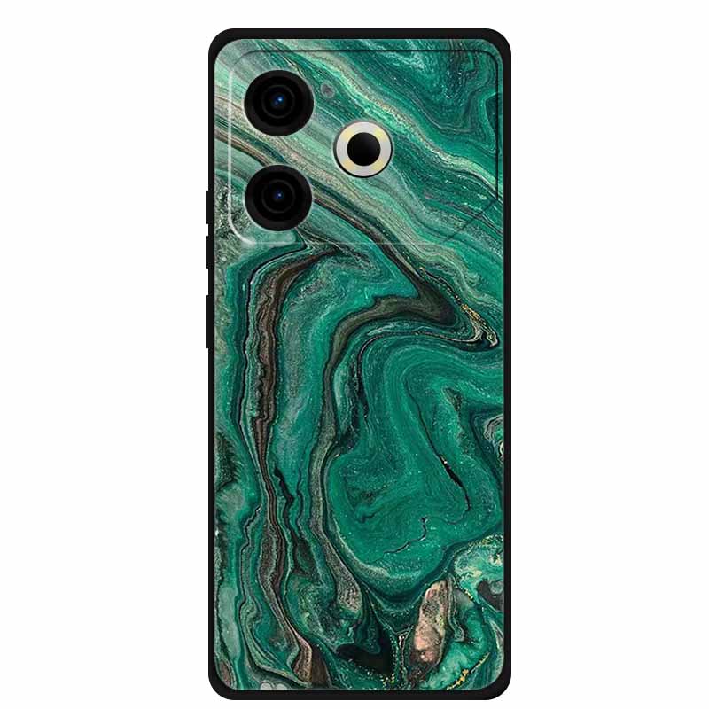 Phone Case For Tecno Pova6 Neo TPU Back Coque for Pova 6 Neo Marble Colour Soft Cover Protective Funda Luxury Silicone Shell