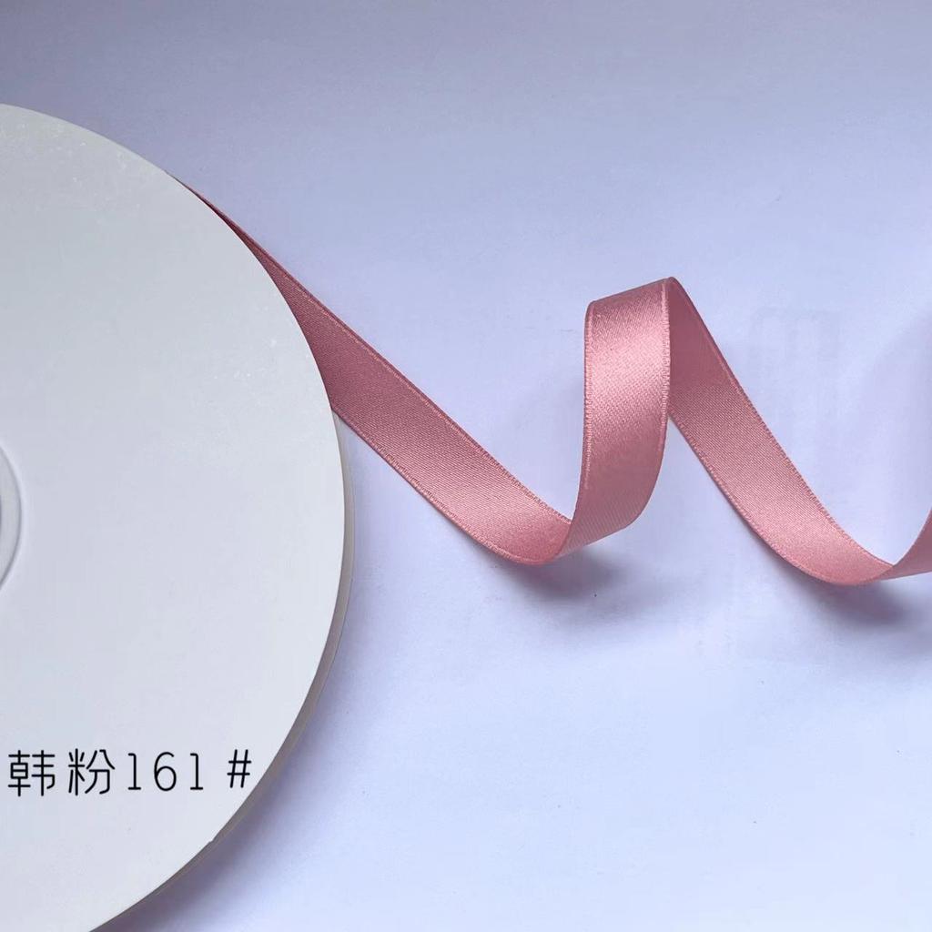 Double-Sided Matte Webbing Thickened Polyester-Cotton Jewelry Trophy Decorative Accessories Bow Colored Ribbon