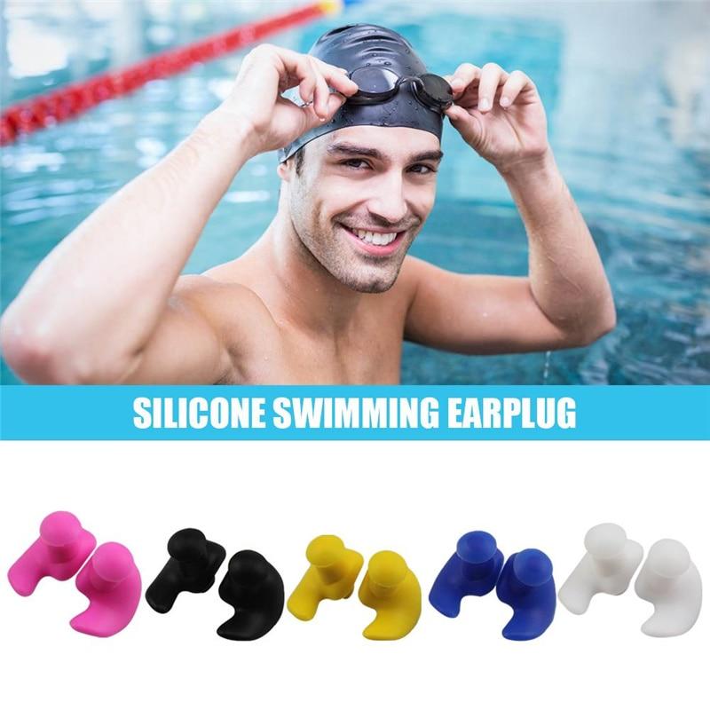 Buy 1 Pair Earplugs Waterproof Soft Texture Earplugs Silicone Portable
