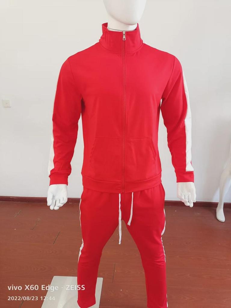 Customizable European and American Autumn/Winter Hooded Sports Suits for Young Men