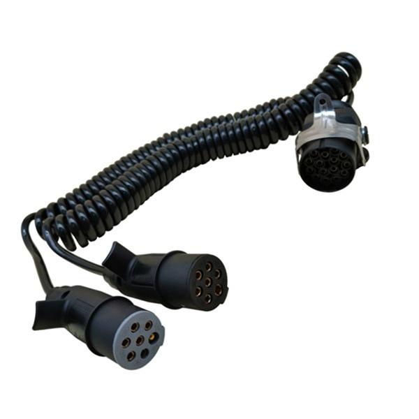 Volvo-Compatible Seven-Core Trailer Cable Coil 21971558