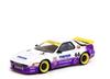 Tarmac Works Pandem Mazda FC3S 1/64 RX-7 White/Purple
