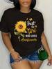 Just a Girl Who Loves Sunflowers Graphic Tee