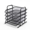 Changbaosen 4-stufiger Metall-Schreibtisch-Aktenorganizer