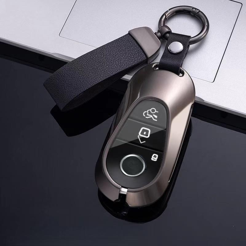 

Metal Car Key Case Cover Shell For C E S Class GLC W206 W223 W214 E300 C260 C300 S450 S500 S400 Fob Accessories