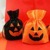 10pcs  Halloween gift pumpkin bag packaging bag cartoon gift bag funny decoration candy tote bag exquisite and cute small bag