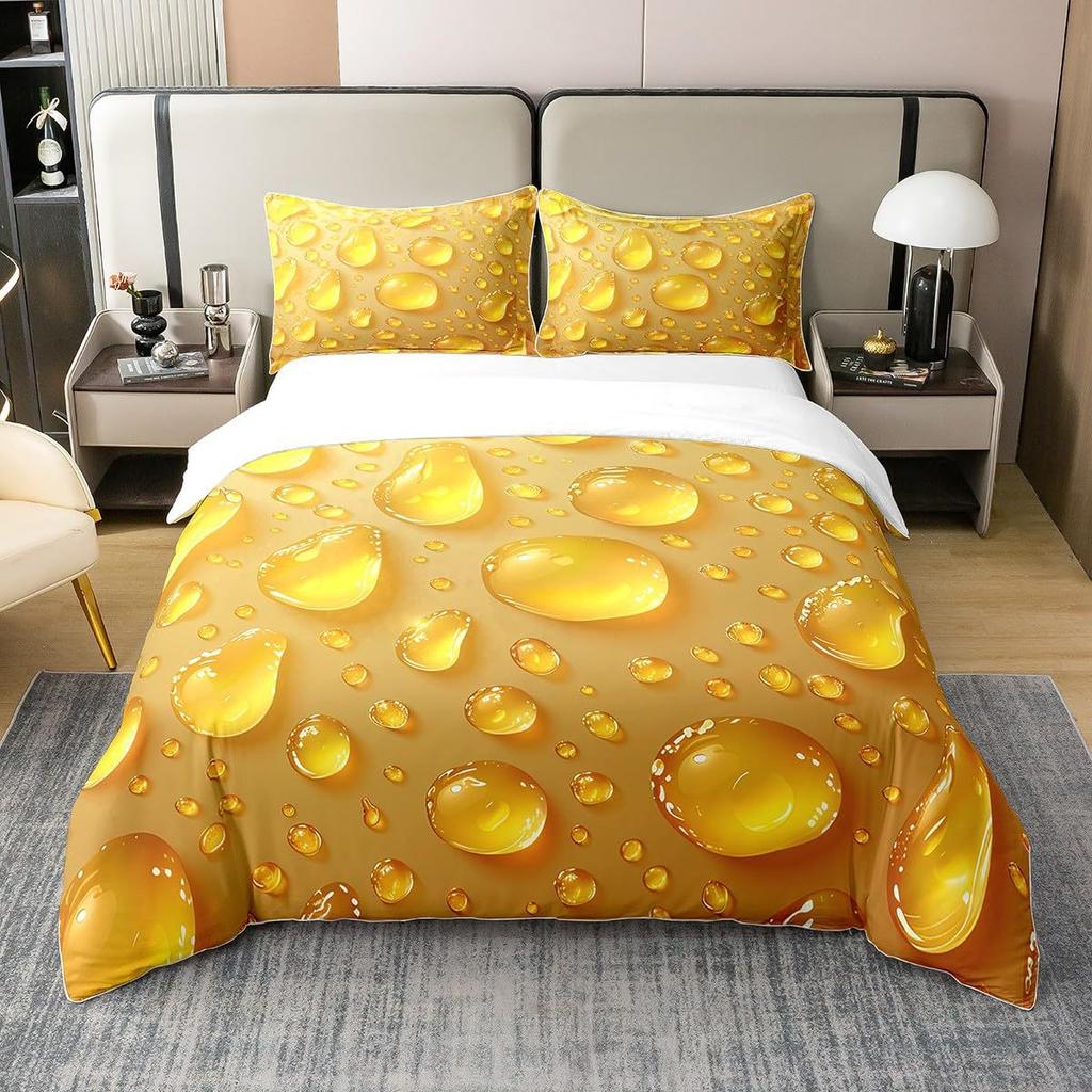 Warm Animated Down Comforter Set Bedding Set 3-piece Duvet Cover Set