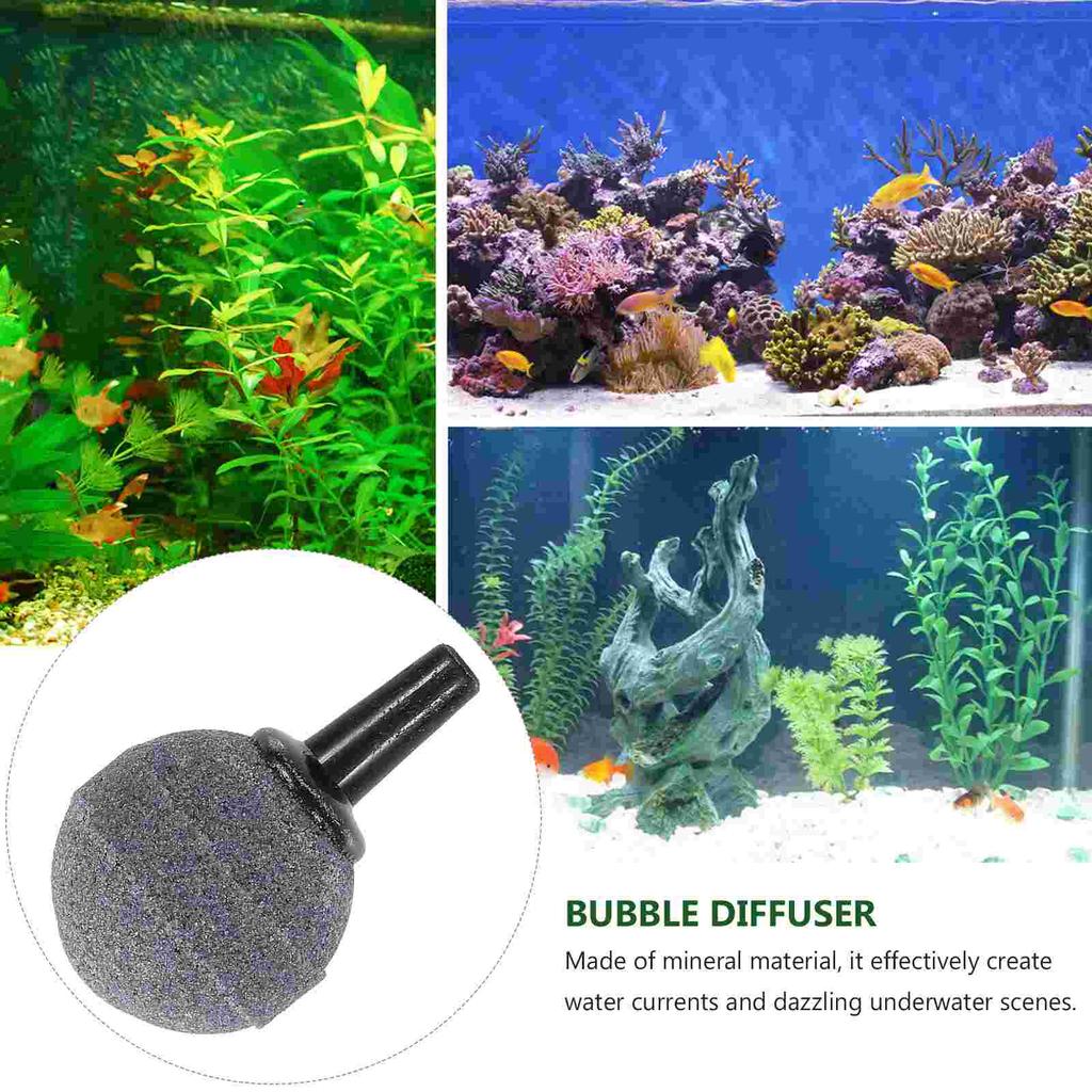 10 Packs Air Pump Fish Tank Ball Shape Stone Bubble Aquarium Aerator Diffuser Airstones