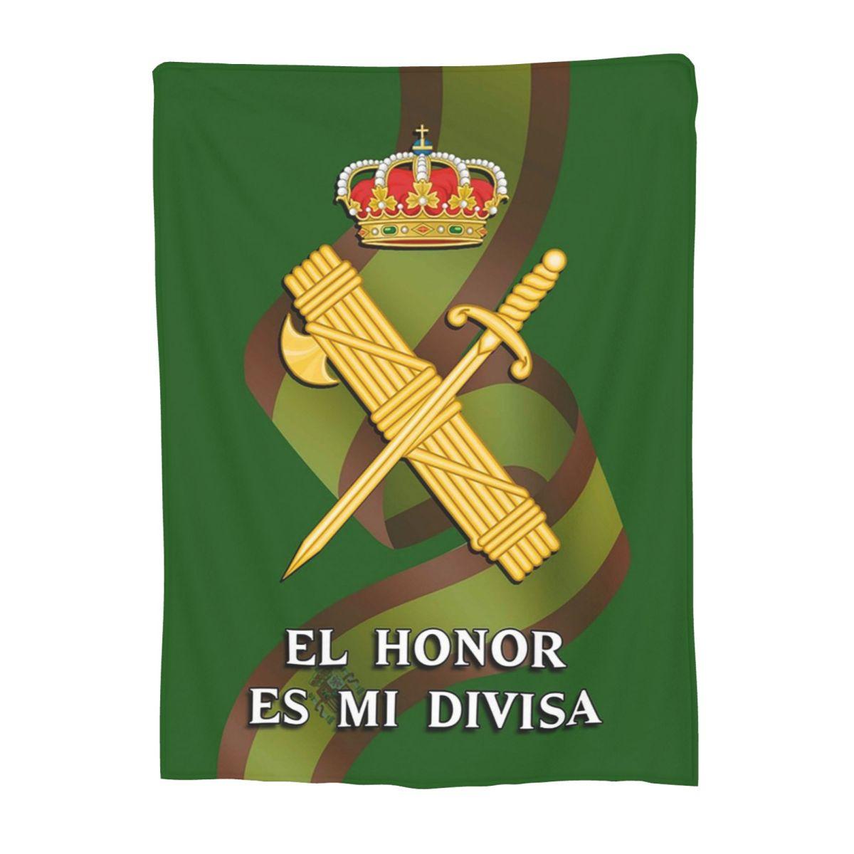 

Spanish Guard Civil Spain Flag Blankets Flannel Sofa Lightweight Throw Blankets for Home Bedroom Outdoor Throws Bedspread Quilt 30x40in
