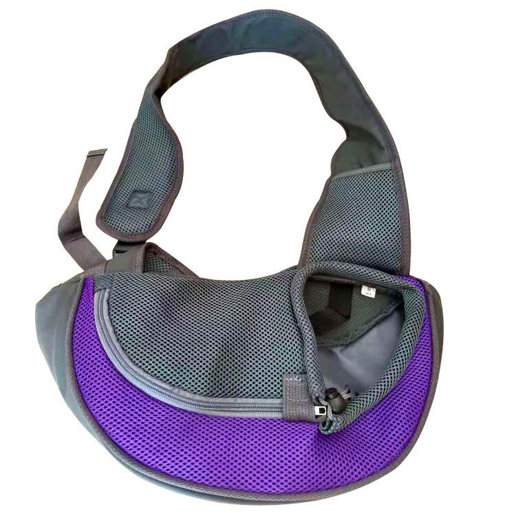 Husdjur Valp Bärare Bör Väska Utomhus Sling Bag Bärare För Liten Hund Katt Resa Andningsbar Justerbar rem Ryggsäck