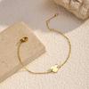 European and American Simple Love Titanium Steel Bracelet Stainless Steel Gold-plated Women's Jewelry Electroplated 18K Gold Light Luxury Jewelry