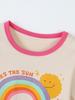 2026 Girls' Floral Print Short-Sleeve T-shirt - European & American Style, Round-Neck Children's Top