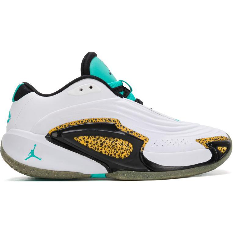 New Jordan Luka 3 Anti Slip Wear Resistant Low Top Children's Basketball Shoes White FQ8185-100