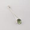 Green Amethyst Gemstone 925 Sterling Silver Handmade Jewelry Designer Pendant 1.79" For Gift PP-69-20