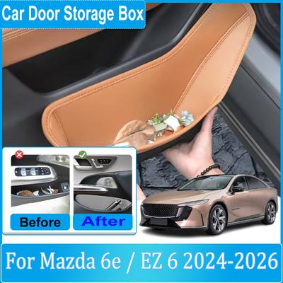Autotür-Aufbewahrungsbox Für Mazda EZ 6 Zubehör Mazda 6E 2024 2025 2026 Auto-Türschlitz-Aufbewahrungstasche Organizer-Boxen Schutz