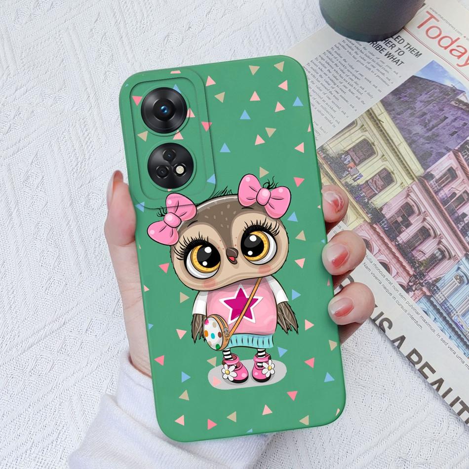 Per Custodia Telefono Oppo Reno 8T 8Z Cuore Amore Protezione Fotocamera Morbido Silicone Liquido Copertura Posteriore Per OPPO Reno8T 4G 5G 8 Lite Guscio