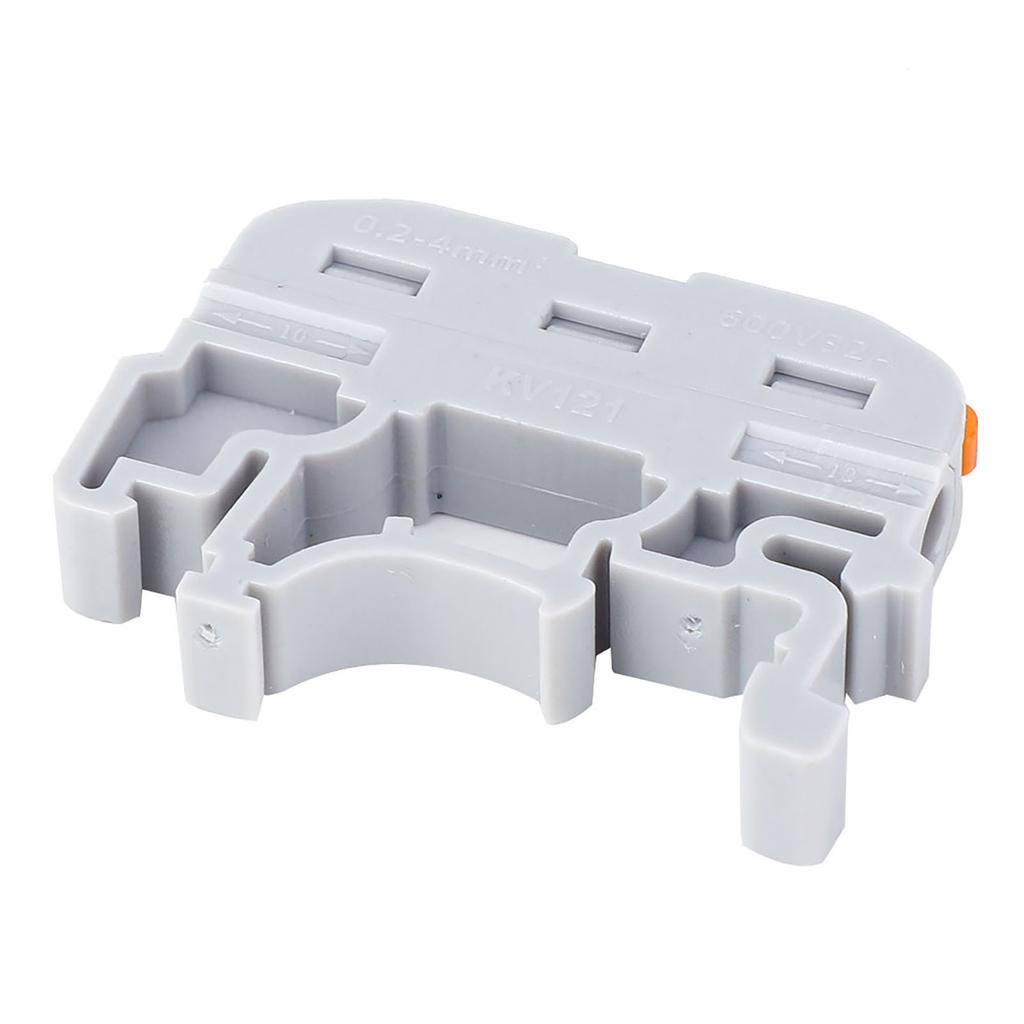 10 Stück PCT211 Hutschienen-Drahtverbinder 0,24mm Press Schnellverdrahtungs-Klemmenblock(Hellgrau )