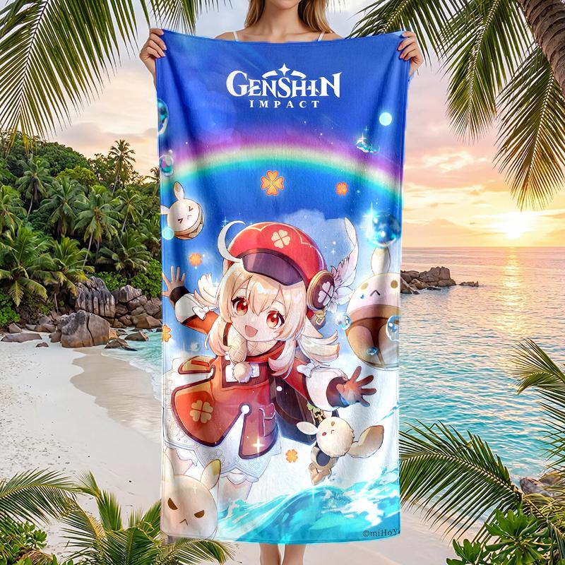 Klee Fashion Beach Towel: Ideal for Summer Adventures Soft, absorbent and quick drying suitable for swimming and bathing