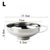Kitchen Funnel with Wide Mouth and Handle, Suitable for Wide Mouth and Regular Mouth Jars, Suitable for Cooking Oil