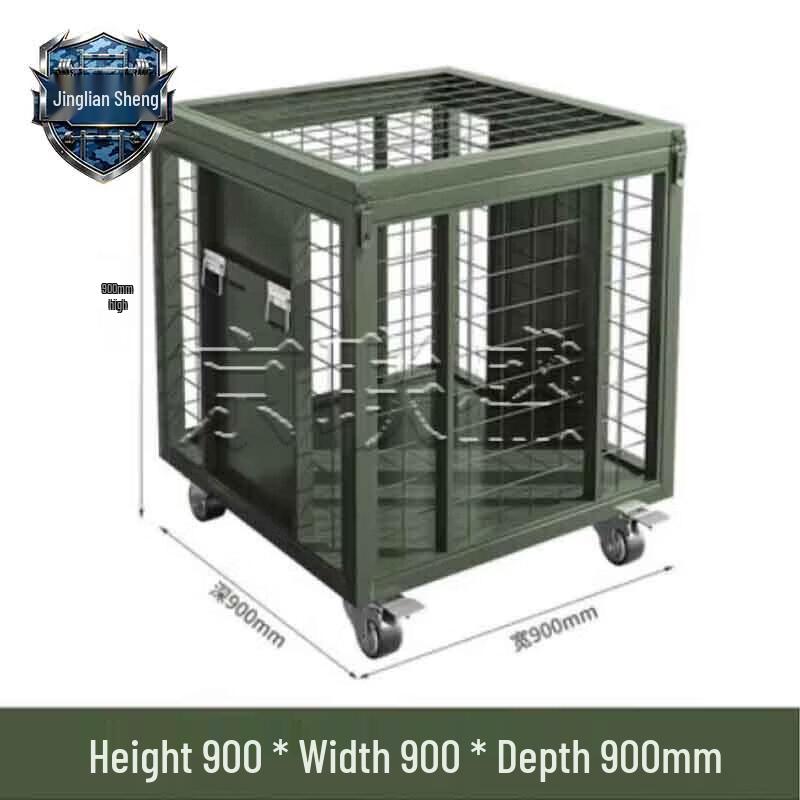 Folding Movable Storage Mesh Cage with Wheels
