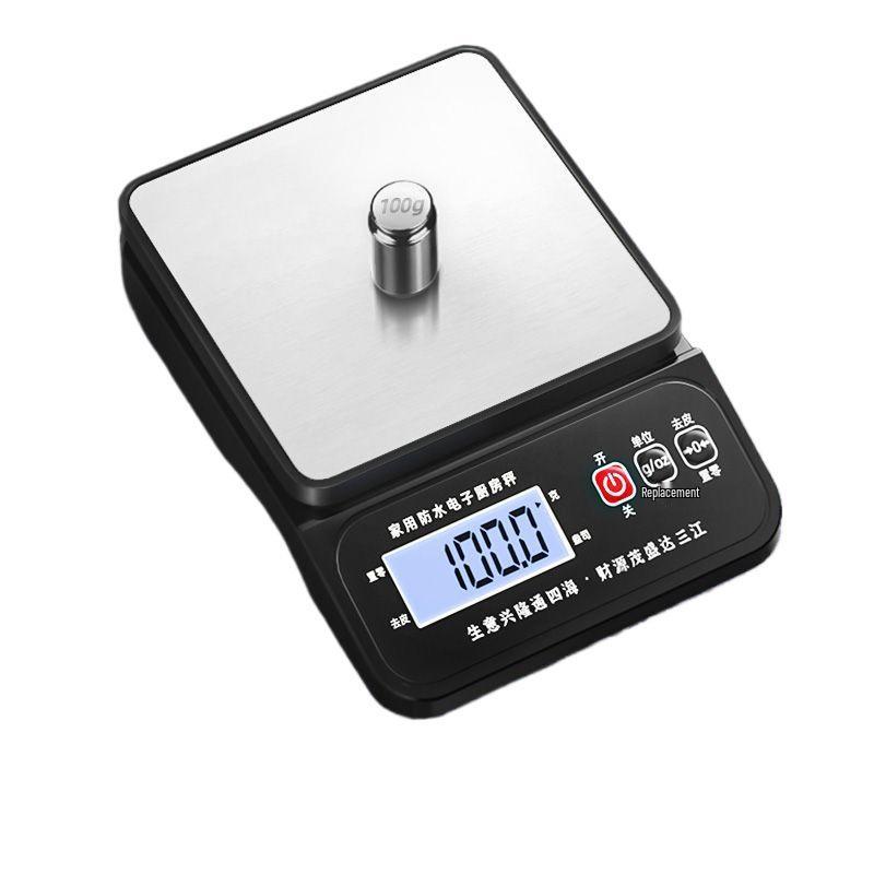 High-Precision Rechargeable Kitchen Scale - Small, Electronic, and Ideal for Home Cooking.