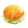 Realistic Burger Pillow Cushion-Fun Prank Gift Office Chair Pad Cheeseburger Pillow Hamburger Plushie Pillow Toys Gift For Kids