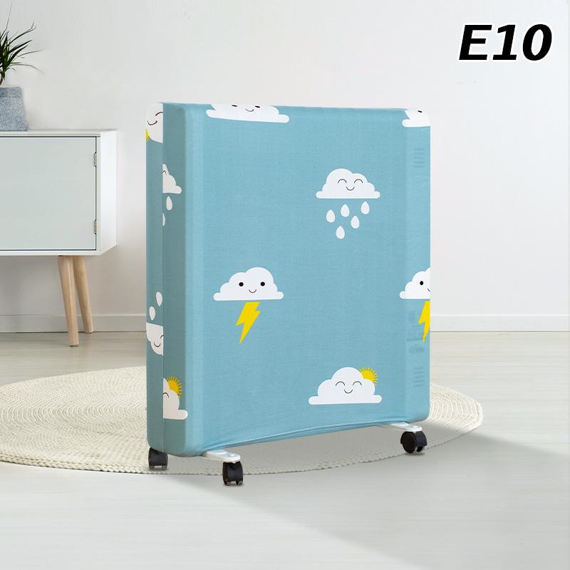 Radiator Dust Cover Cartoon Print Household Oil Tin Dust Cover Heater Dust Cover Electric Heating Dust Cover Home Storage Clean