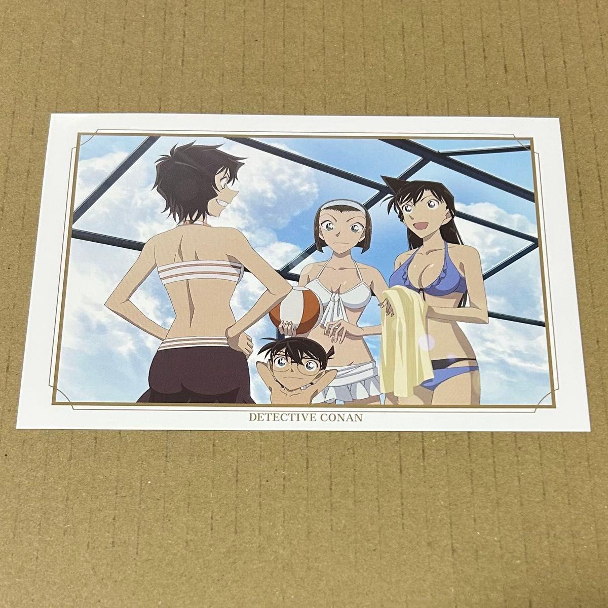 Used Detective Conan Ran Mori Masumi Sera Sonoko Suzuki Conan Edogawa Postcard
