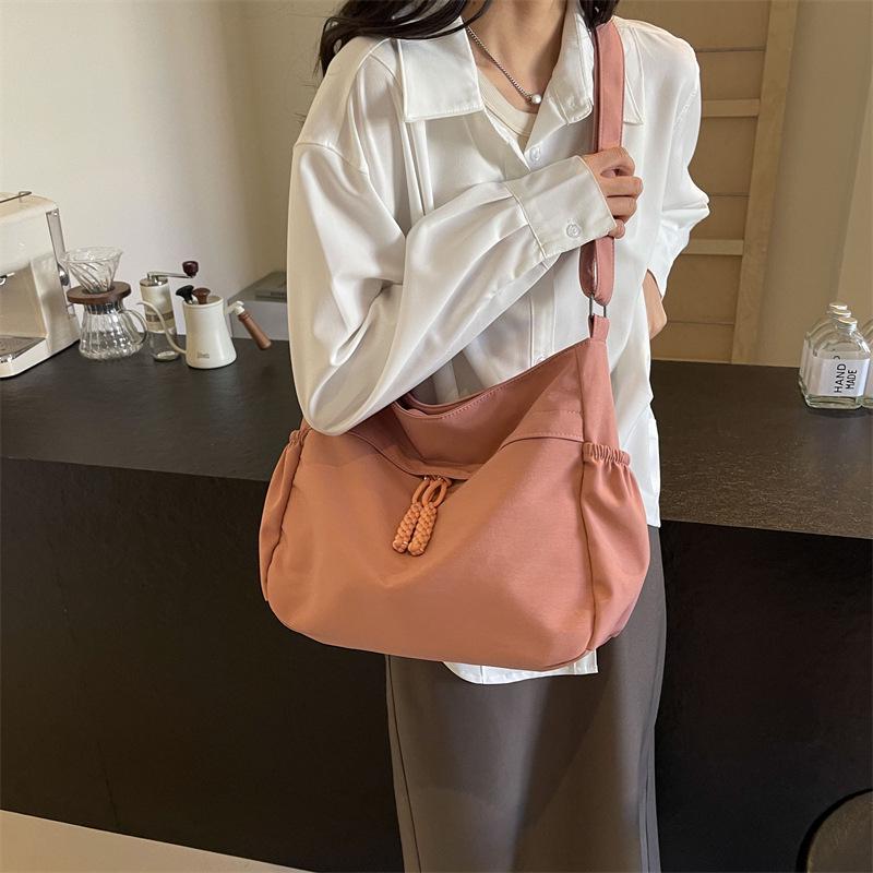 2025 Spring/Summer Versatile Large Capacity Korean Style Tote Bag for Women - Casual and Stylish Cloth Bag for Students