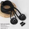 1pair Quick-Adjust No-Tie Laces Hands-Free Lazy Shoelace Fashion Rotating Buttons Laces  Women