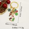 Christmas Drip Oil Cute Cartoon Keychain: Creative Personality Ornament Pendant