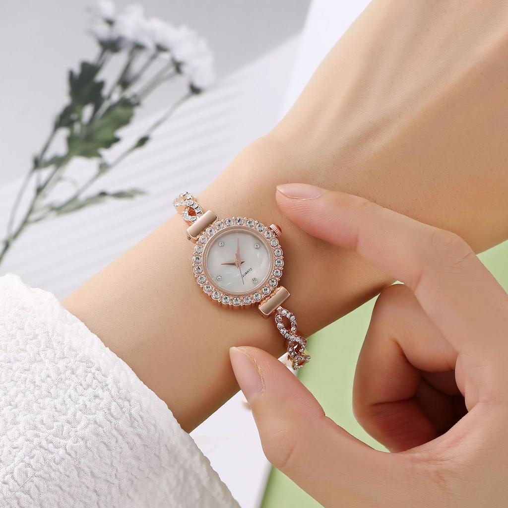 Orologi da Donna di Lusso Semplici Orologi al Quarzo Orologi con Quadrante Piccolo Bracciale Orologio da Donna Orologio Regalo Relogio Feminino