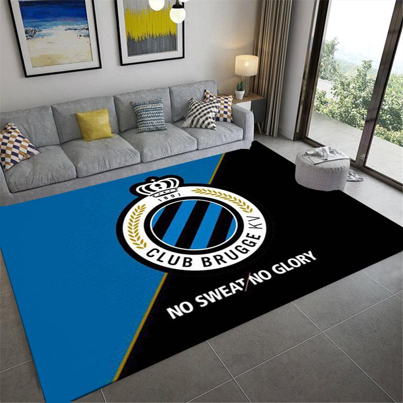 Club Brugge Logo Carpet Rug for Living Room Bedroom Home Sofa Decoration,Kids play Non-slip Floor Mat