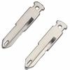 Jingyuqin 10ps/lot Car Remote Key Blade For Renault Duster Logan Fluence Clio For Peugeot 206 306 406 106